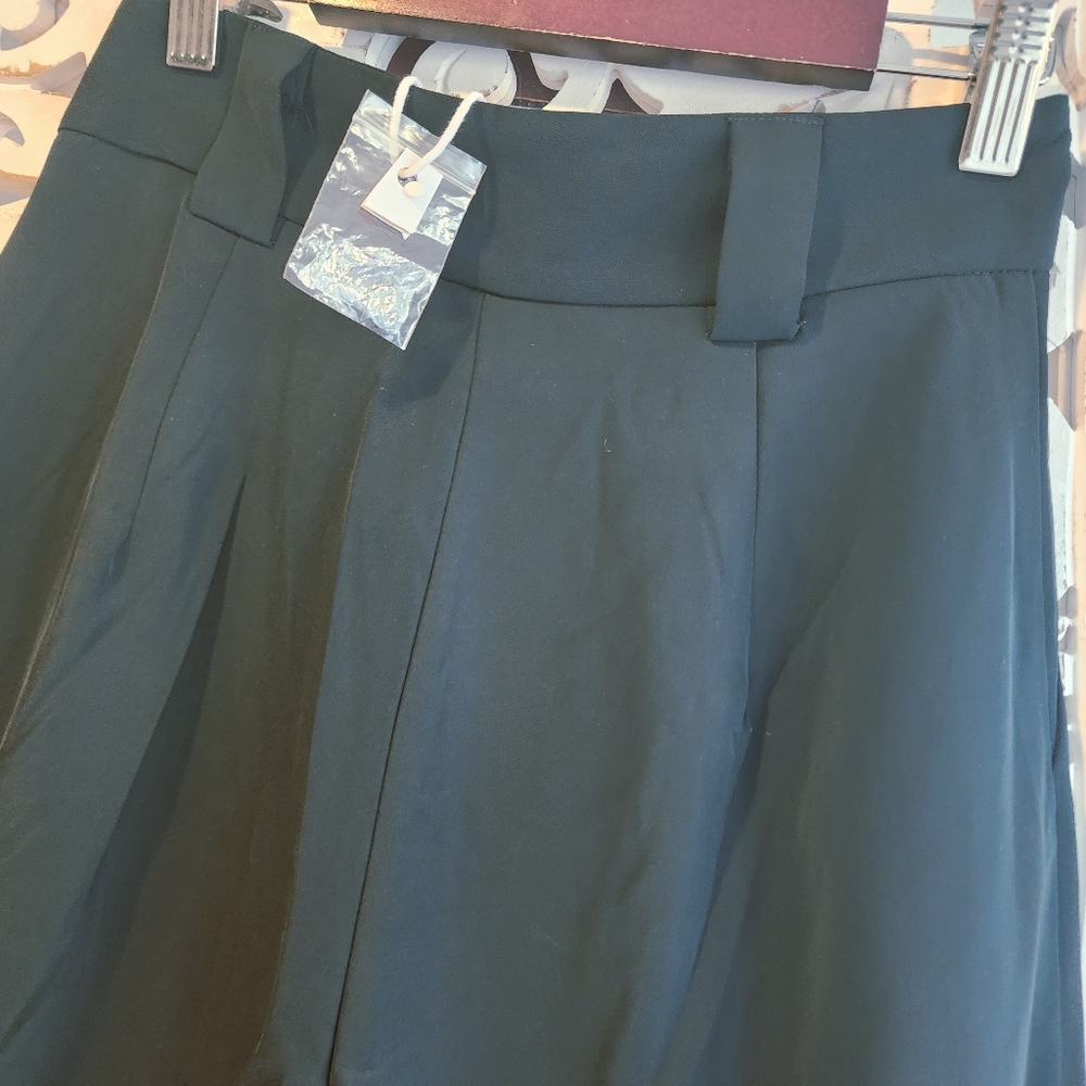 SELFIE LESLIE WIDE LEG PANTS SIDE POCKETS, FRONT ZIP NWT SZ XS - Picture 14 of 14